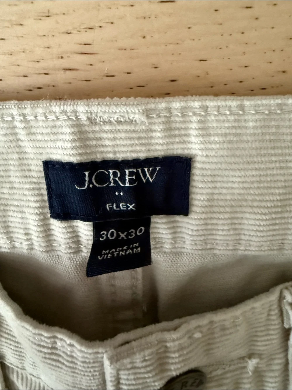 J Crew Men’s Corduroy Straight Pants Size 30X30